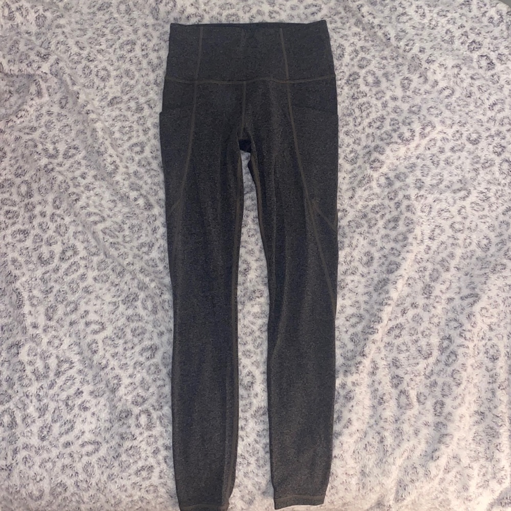 Athleta Gray Legging w/ Side Pocket